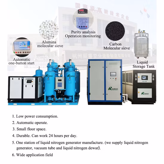 Chenrui Professional Liquid Nitrogen Generator Manufacturer Hot Sale Large Cryogenic Liquid LNG Nitrogen Storage Tank