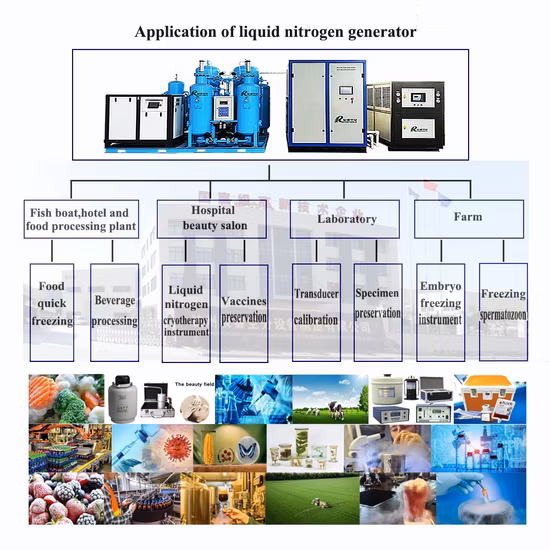 Chenrui 전문 액체 질소 발생기 제조 업체 뜨거운 판매 대형 극저온 액체 LNG 질소 저장 탱크