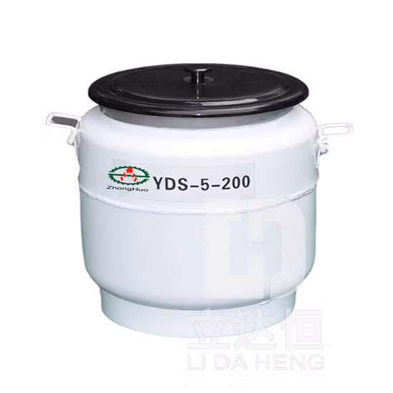 Yds-10 Yds-20 생물학적 물질의 극저온 저장을 위한 캐니스터 탱크가 있는 액체 질소 탱크