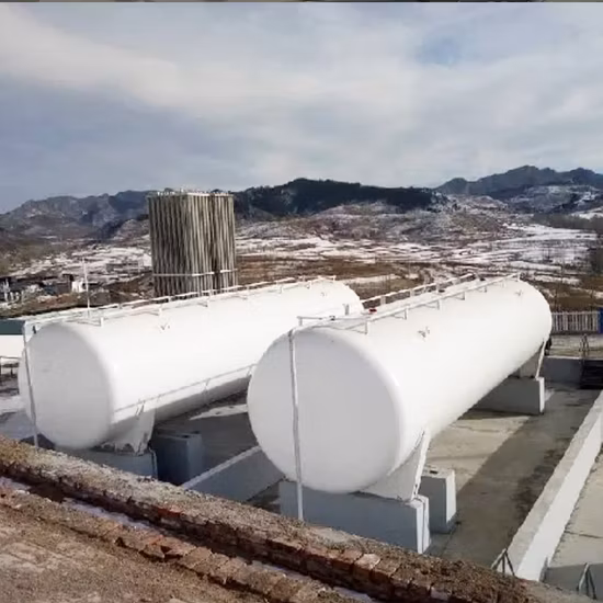 중국 ISO LPG 200m3 극저온 컨테이너 가압 액체 종자 용기 실린더 제조업체 짐바브웨 Fas 운송 가스 저장 스키드 질소 탱크 판매 50% 할인