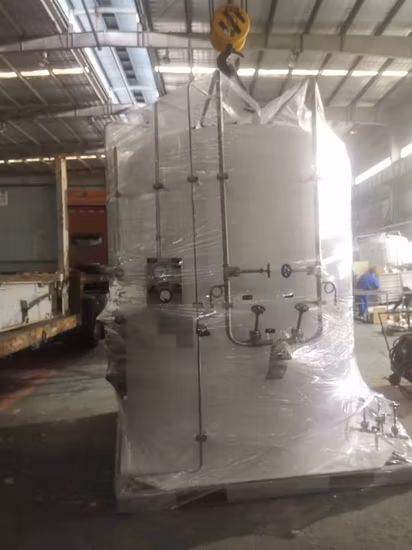 극저온 Lox Lin Lar LNG/마이크로 벌크 탱크용 미니 저장 탱크