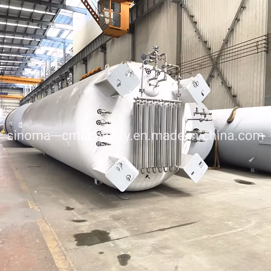 ASME/GB 표준을 갖춘 LNG/Lox/Lin/Lar용 100m3 극저온 저장 탱크